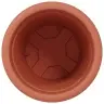 Apaļais Puķu Pods 6 Pcs Ķieģeļu Sarkans Ø 26 X 21.5 Cm Vidaxl