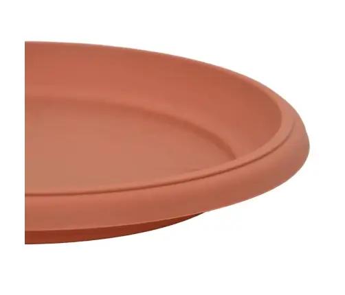 Apaļa Ziedu Palete 6 Pcs Ķieģeļu Sarkans Ø 14 X 2 Cm Plastmasa Vidaxl