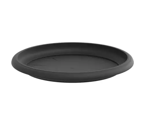 Apaļa Ziedu Palete 6 Pcs Melna Ø 14 X 2 Cm Plastmasa Vidaxl