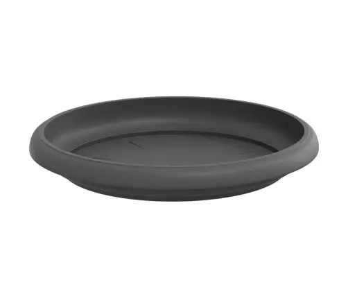 Apaļa Ziedu Palete 24 Pcs Melna Ø 14 X 2 Cm Plastmasa Vidaxl