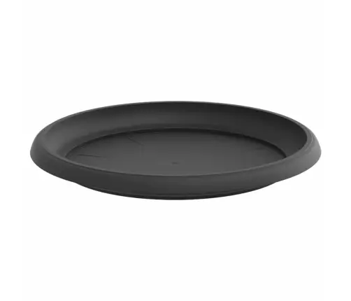 Apaļa Ziedu Palete 24 Pcs Melna Ø 14 X 2 Cm Plastmasa Vidaxl