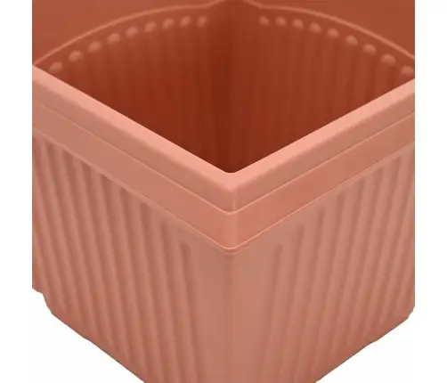 Kvadrātveida Ziedu Pods 24 Pcs Ķieģeļu Sarkans Vidaxl