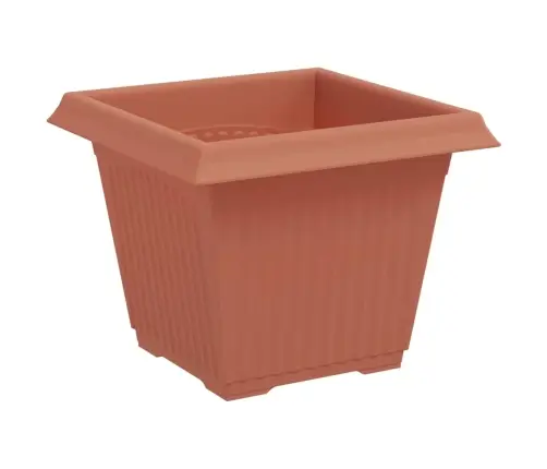 Kvadrātveida Ziedu Pods 24 Pcs Ķieģeļu Sarkans Vidaxl