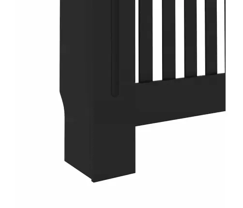 Radiatora Vāks 2 Pcs Melna 112 X 19 X 81.5 Cm Inženierijas Koks Vidaxl