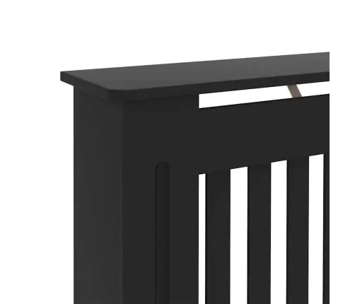 Radiatora Vāks 2 Pcs Melna 112 X 19 X 81.5 Cm Inženierijas Koks Vidaxl