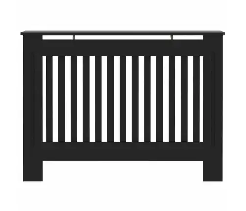 Radiatora Vāks 2 Pcs Melna 112 X 19 X 81.5 Cm Inženierijas Koks Vidaxl