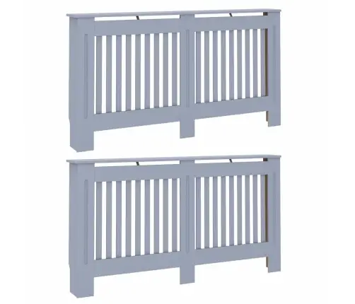 Radiatoriaus Dangtis 2 Pcs Pilka 152 X 19 X 81,5Cm