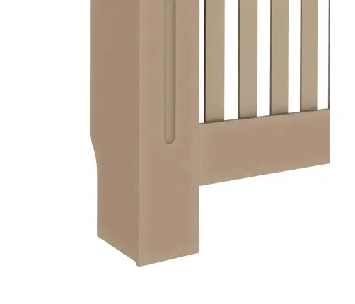 Radiatora Vāks 2 Pcs Brūna 152 X 19 X 81.5 Cm Inženierijas Koks Vidaxl
