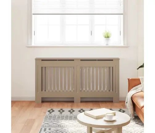 Radiatora Vāks 2 Pcs Brūna 152 X 19 X 81.5 Cm Inženierijas Koks Vidaxl