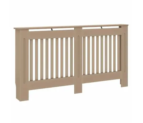 Radiatora Vāks 2 Pcs Brūna 152 X 19 X 81.5 Cm Inženierijas Koks Vidaxl