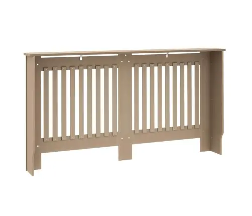 Radiatora Vāks 2 Pcs Brūna 152 X 19 X 81.5 Cm Inženierijas Koks Vidaxl