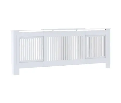 Radiatora Vāks 2 Pcs Balts (142-205) X 20.5 X 81.5 Cm Vidaxl
