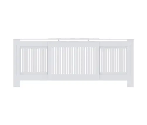 Radiatora Vāks 2 Pcs Balts (142-205) X 20.5 X 81.5 Cm Vidaxl