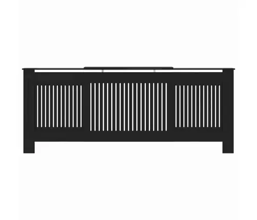 Radiatoriaus Dangtis 2 Pcs Juoda 205 X 20,5 X 81,5Cm