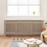 Radiatora Vāks 2 Pcs Brūna (142-205) X 20.5 X 81.5 Cm Vidaxl