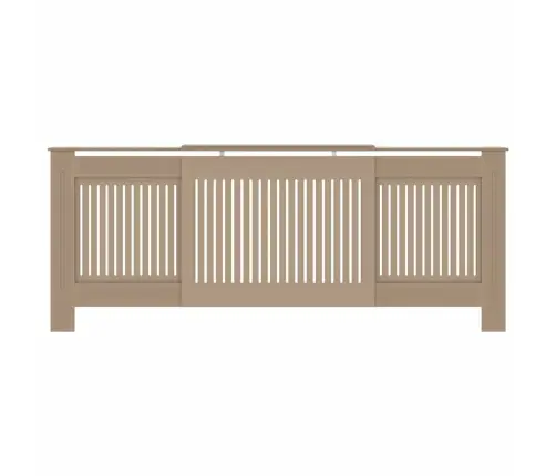 Radiatora Vāks 2 Pcs Brūna (142-205) X 20.5 X 81.5 Cm Vidaxl