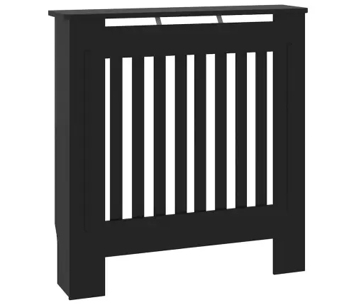 Radiatora Vāks 2 Pcs Melna 78 X 19 X 81.5 Cm Inženierijas Koks Vidaxl