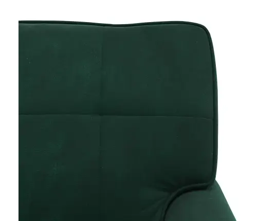 Chaise Lounge Padjaga Tume Rohelise 91 X 157 X 91 Cm Samet