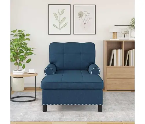 Gultas Su Pagalve Mėlyna 91 X 157 X 91 Cm Audinys