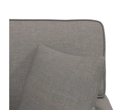 Šezlongs Ar Svārkiem Pelēkbrūna 91 X 157 X 91 Cm Audums Vidaxl