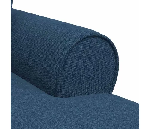 Faina Su Sijonu Su Pagalve Mėlyna 91 X 157 X 91 Cm Audinys