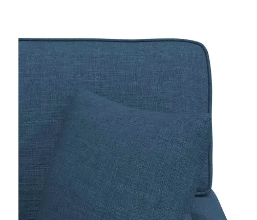 Faina Su Sijonu Su Pagalve Mėlyna 91 X 157 X 91 Cm Audinys