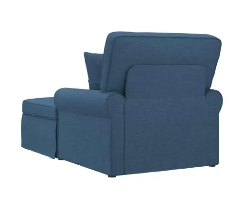 Faina Su Sijonu Su Pagalve Mėlyna 91 X 157 X 91 Cm Audinys