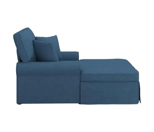 Faina Su Sijonu Su Pagalve Mėlyna 91 X 157 X 91 Cm Audinys