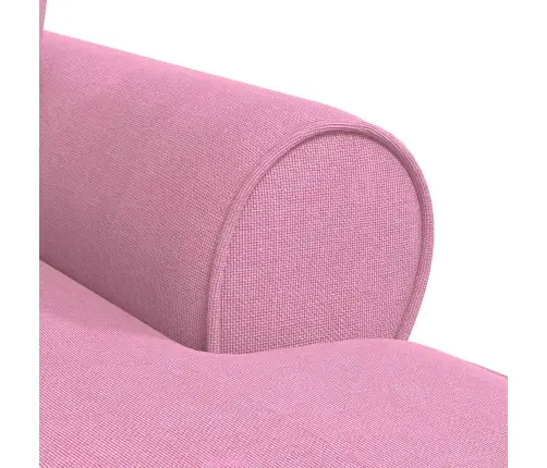 Faina Su Sijonu Su Pagalve Rožinė 91 X 157 X 91 Cm Audinys