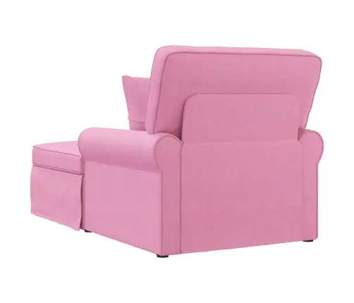 Faina Su Sijonu Su Pagalve Rožinė 91 X 157 X 91 Cm Audinys