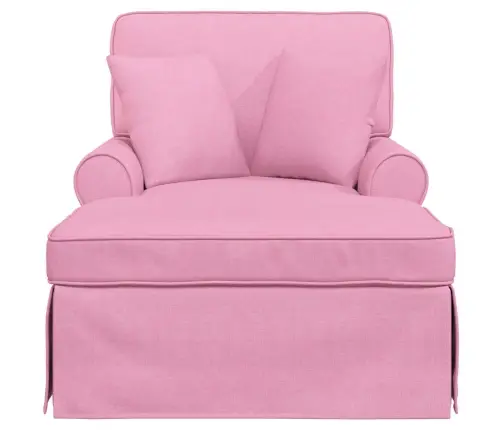 Faina Su Sijonu Su Pagalve Rožinė 91 X 157 X 91 Cm Audinys