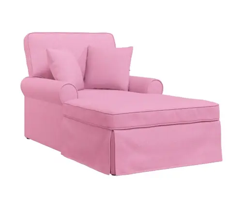 Faina Su Sijonu Su Pagalve Rožinė 91 X 157 X 91 Cm Audinys