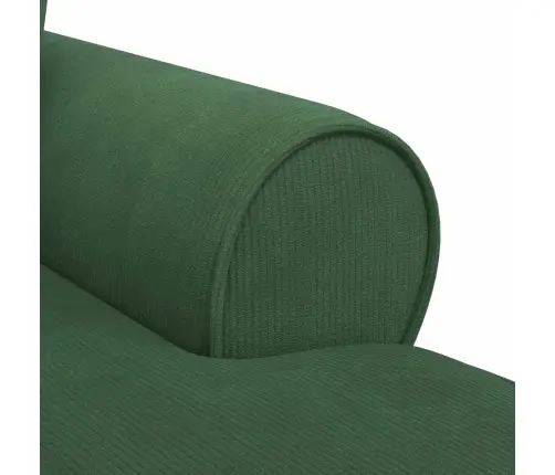 Chaise Lounge Pööratud Äärega Jungle Roheline 91 X 157 X 91 Cm