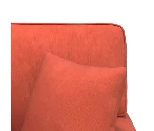 Šezlongs Ar Svārkiem Sarkans Oranžs 91 X 157 X 91 Cm Vidaxl