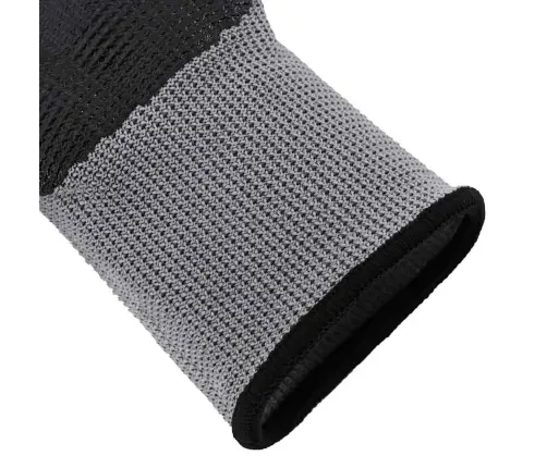 Töökindad 12 Pcs Hall Ja Must 10 / Xl Polüester