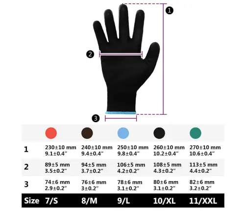 Darba Cimdi 12 Pcs Melna 9 / L Poliesters Vidaxl