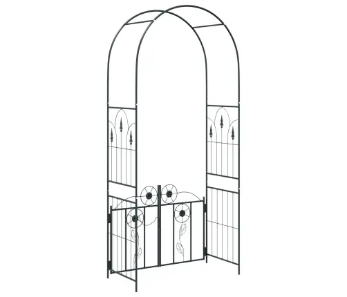 Aedkaar Lukuga Must 102 X 50 X 218 Cm