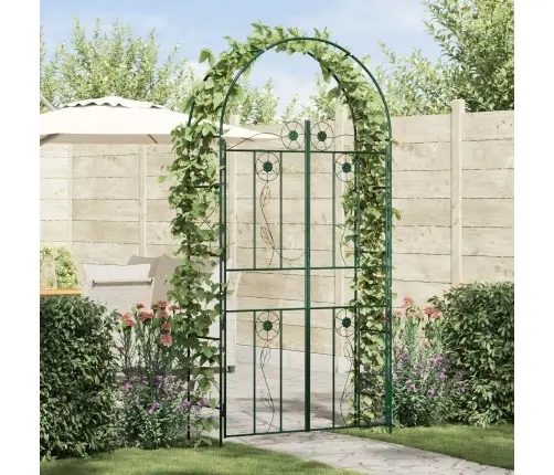 Aedkaar Üksvärviline Roheline 115 X 37 X 226 Cm