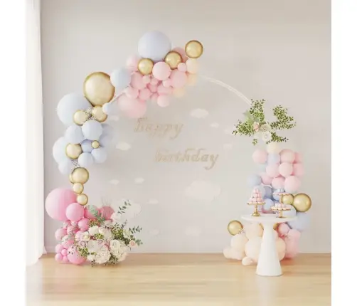 Vestuvinis Arklys Balta 223 X 45 X 201 Cm Plienas