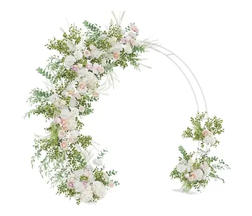 Vestuvinis Arklys Balta 223 X 45 X 201 Cm Plienas