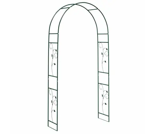 Dārza Arka Ziedu Raksts Zaļa Vidaxl