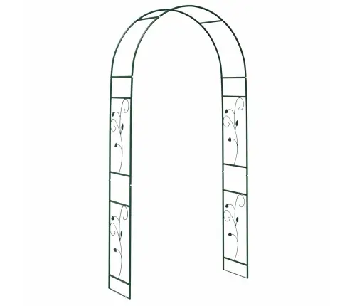 Dārza Arka Ziedu Raksts Zaļa Vidaxl