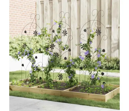 Aiandus Aiapaneel 3 Pcs Must 112 X 40 Cm Teras