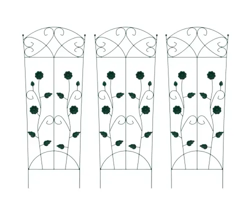 Aiandus Aiapaneel 3 Pcs Roheline 112 X 40 Cm Teras