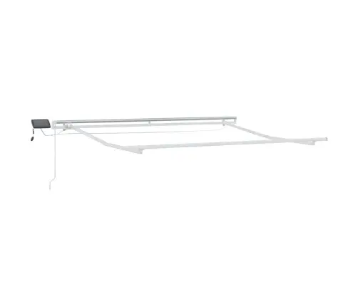 Izvelkams Jumtiņš Zila Un Balta 350 X 250 Cm Vidaxl
