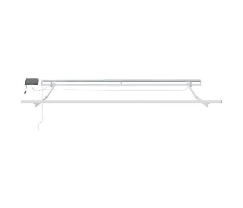 Izvelkams Jumtiņš Zila Un Balta 350 X 250 Cm Vidaxl