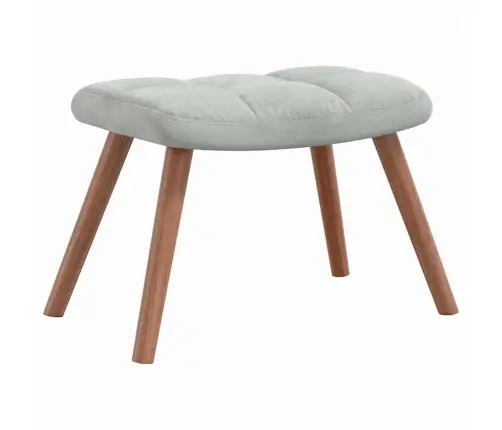 Šūpojošā Krēsla Ar Puporu Gaiši Pelēks 78 X 61 X 98 Cm Samts Vidaxl