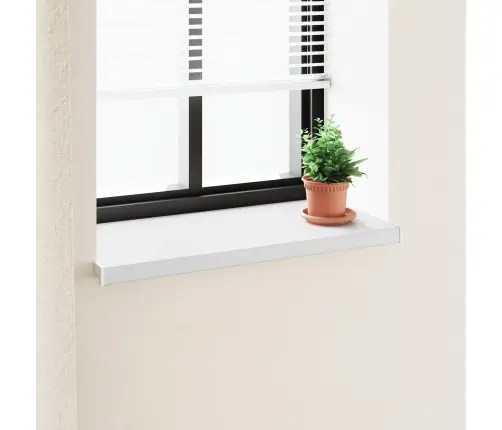 Logu Palodze Balts 100 X 45 X 4,5 Cm Pvc Apvienots Ar Upvc Vidaxl