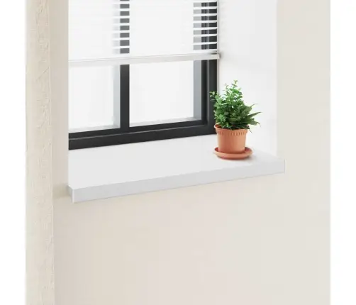 Logu Palodze Balts 60 X 50 X 4,5 Cm Pvc Apvienots Ar Upvc Vidaxl