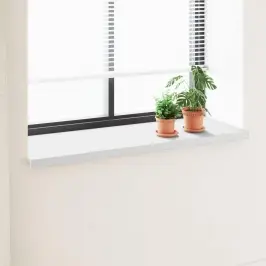 Langų Palangė Balta 140 X 50 X 4,5 Cm Pvc Mišinys Su Upvc